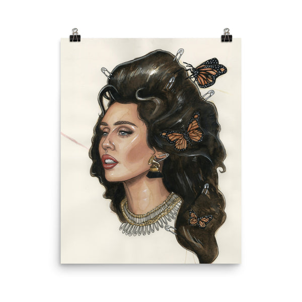 MILEY'S BUTTERFLY - Gicleé Art Prints