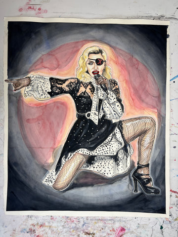 MADAME X - Original Watercolor Painting