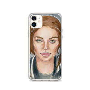 Lindsay Lohan Mugshot 6 iPhone Case