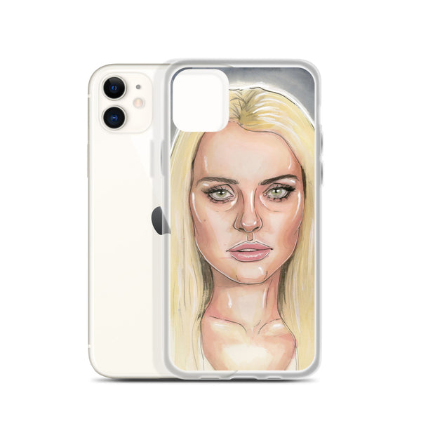 Lindsay Lohan Mugshot 5 iPhone Case