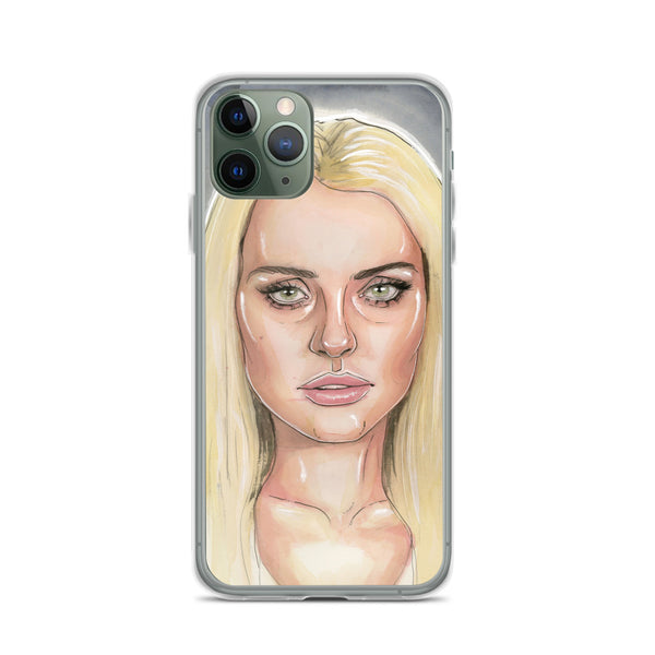 Lindsay Lohan Mugshot 5 iPhone Case