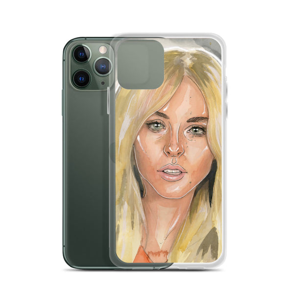 Lindsay Lohan Mugshot 1 iPhone Case