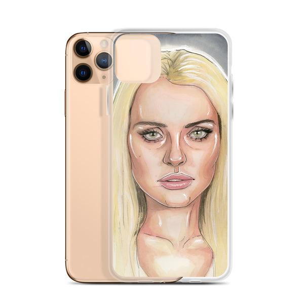 Lindsay Lohan Mugshot 5 iPhone Case