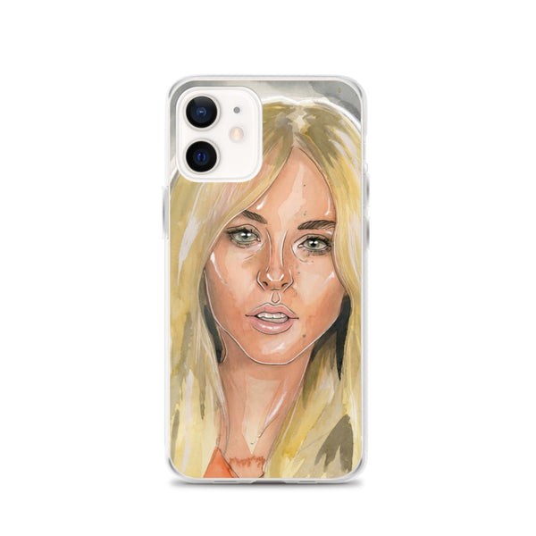 Lindsay Lohan Mugshot 1 iPhone Case