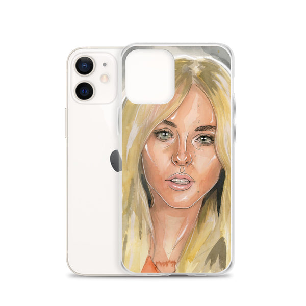 Lindsay Lohan Mugshot 1 iPhone Case