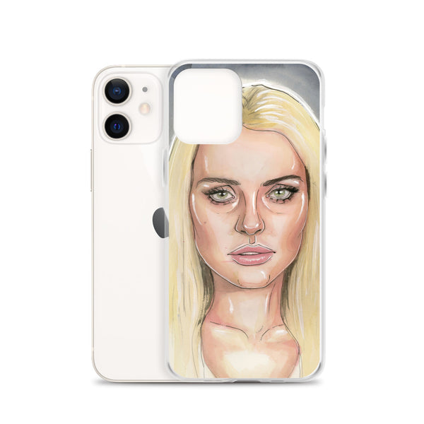 Lindsay Lohan Mugshot 5 iPhone Case