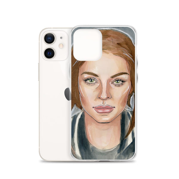 Lindsay Lohan Mugshot 6 iPhone Case