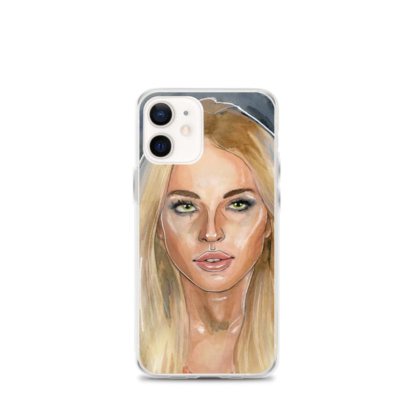 Lindsay Lohan Mugshot 2 iPhone Case