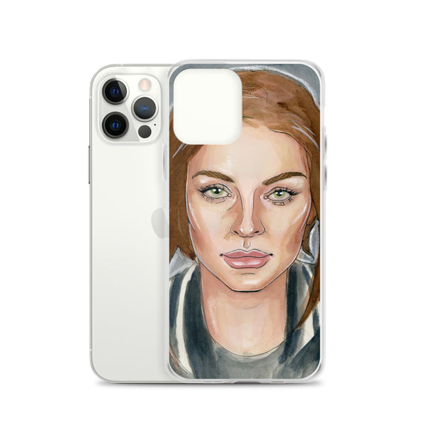 Lindsay Lohan Mugshot 6 iPhone Case