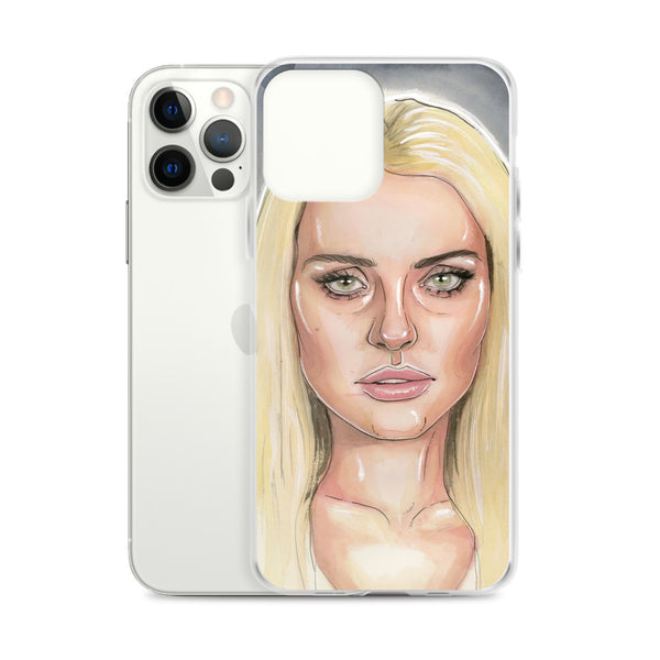 Lindsay Lohan Mugshot 5 iPhone Case