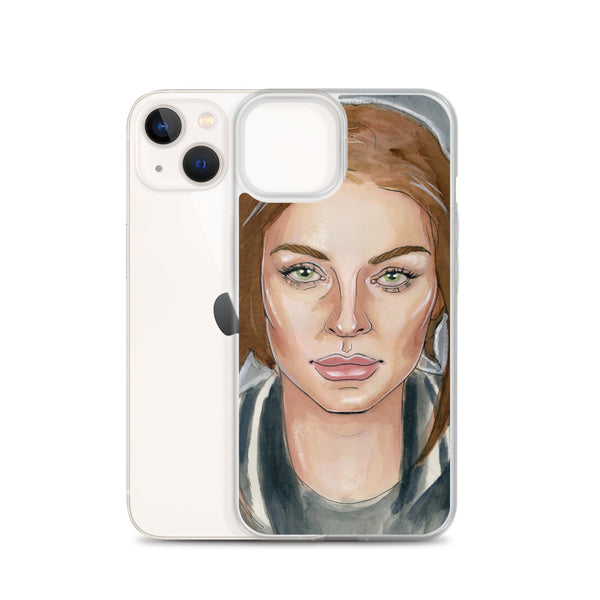 Lindsay Lohan Mugshot 6 iPhone Case