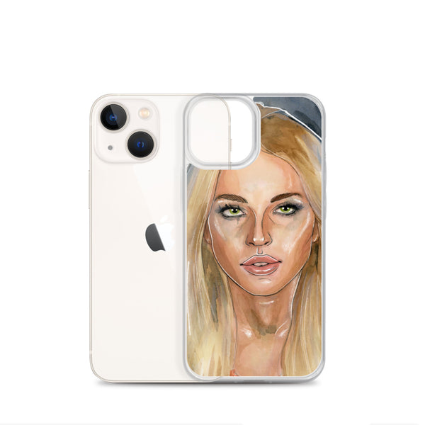 Lindsay Lohan Mugshot 2 iPhone Case