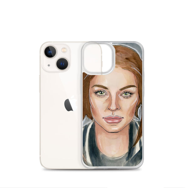 Lindsay Lohan Mugshot 6 iPhone Case