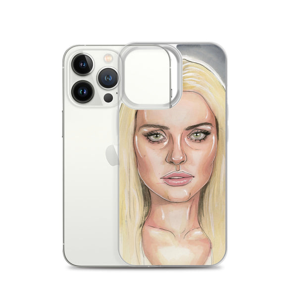 Lindsay Lohan Mugshot 5 iPhone Case