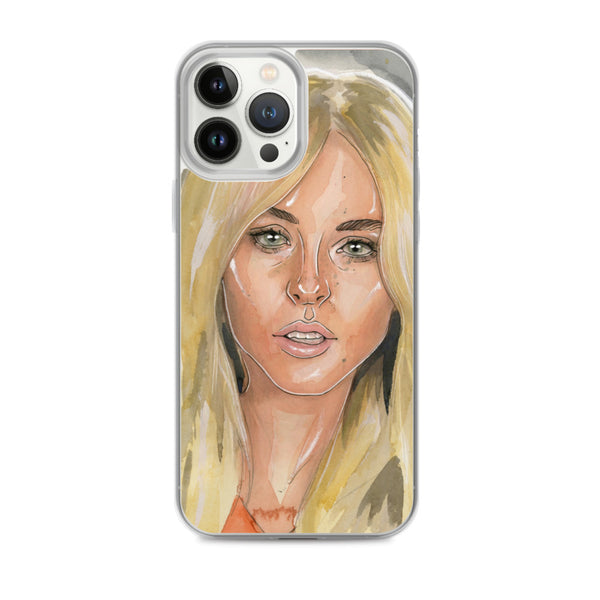 Lindsay Lohan Mugshot 1 iPhone Case