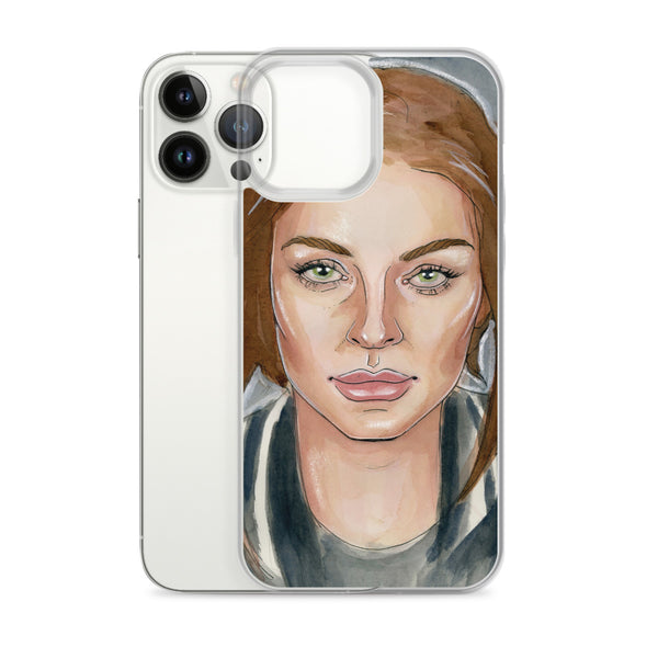 Lindsay Lohan Mugshot 6 iPhone Case