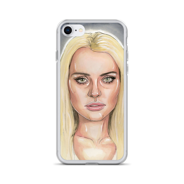 Lindsay Lohan Mugshot 5 iPhone Case