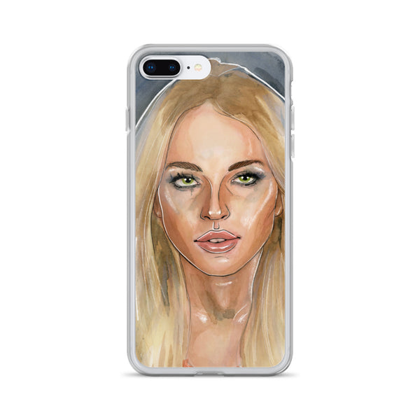 Lindsay Lohan Mugshot 2 iPhone Case