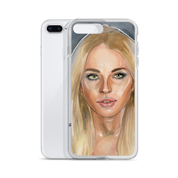 Lindsay Lohan Mugshot 2 iPhone Case