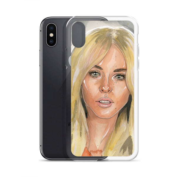 Lindsay Lohan Mugshot 1 iPhone Case