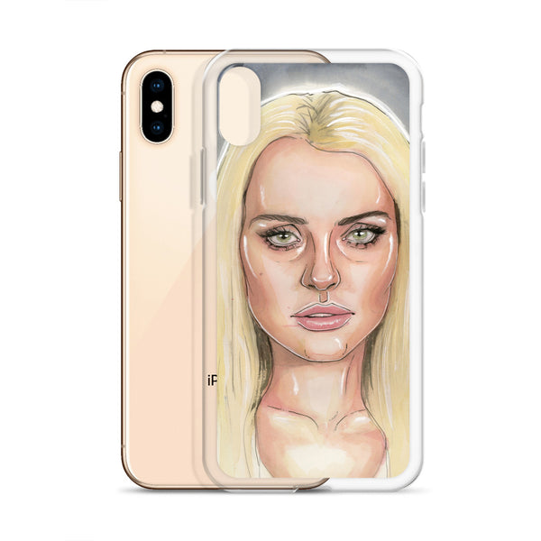 Lindsay Lohan Mugshot 5 iPhone Case