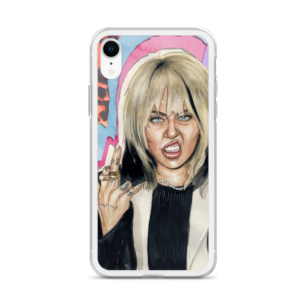 Miley Middle Finger iPhone Case