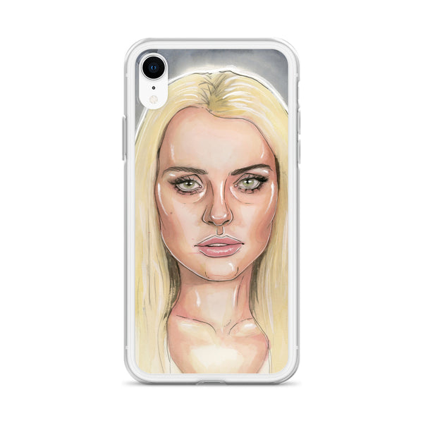 Lindsay Lohan Mugshot 5 iPhone Case