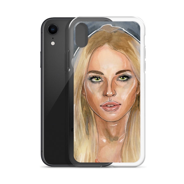 Lindsay Lohan Mugshot 2 iPhone Case