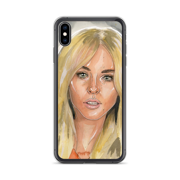 Lindsay Lohan Mugshot 1 iPhone Case