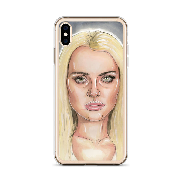 Lindsay Lohan Mugshot 5 iPhone Case