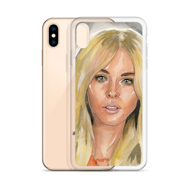 Lindsay Lohan Mugshot 1 iPhone Case