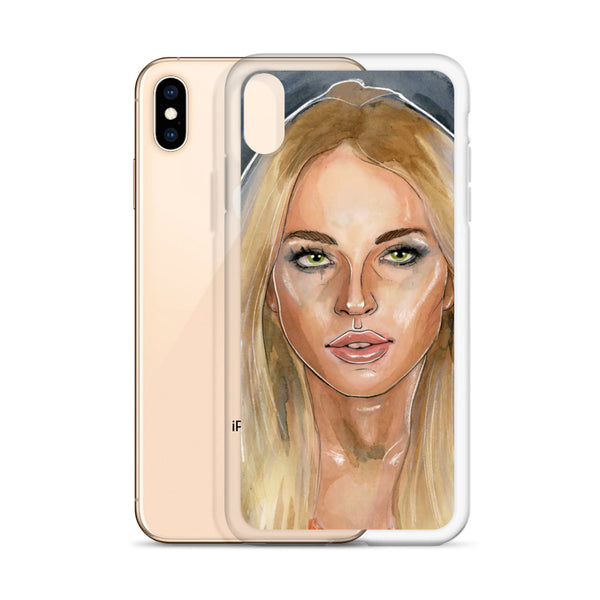 Lindsay Lohan Mugshot 2 iPhone Case