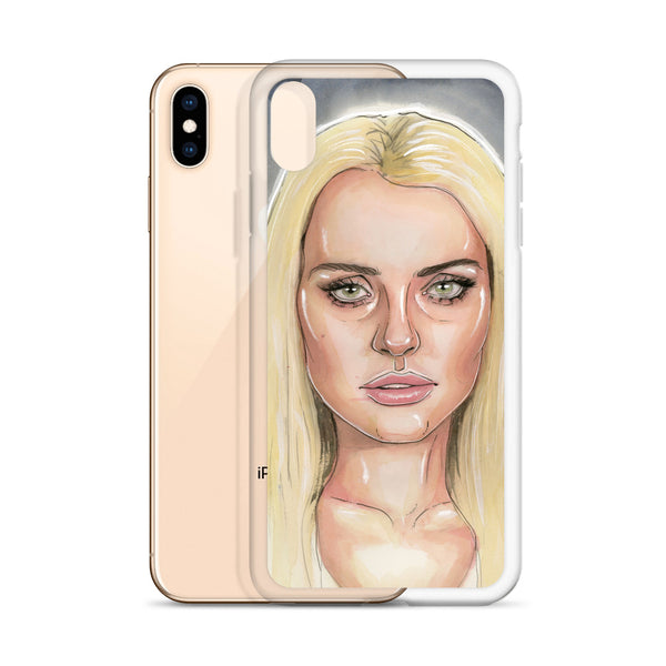 Lindsay Lohan Mugshot 5 iPhone Case