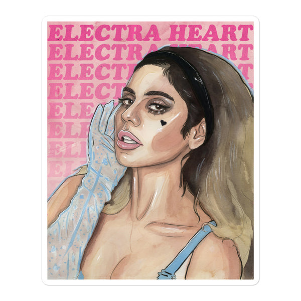 ELECTRA HEART - Die Cut Stickers