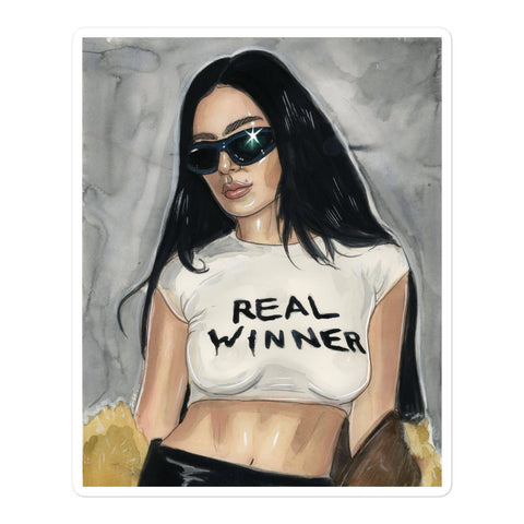 REAL WINNER - Diecut Stickers