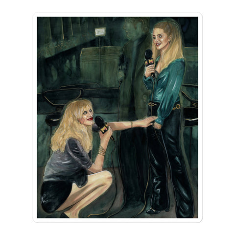 COURTNEY & MADONNA - Diecut Stickers